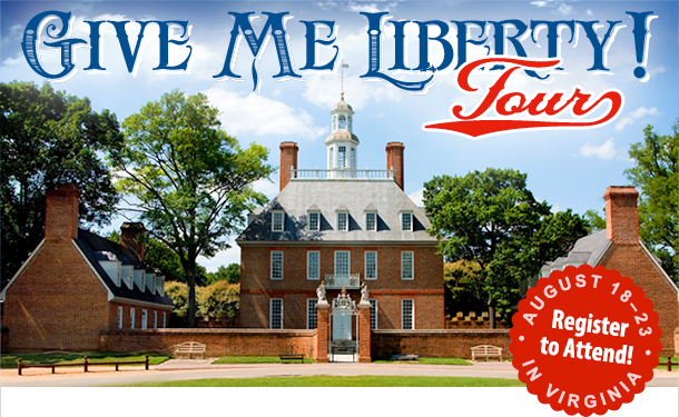 Register to Attend the Give Me Liberty! Tour
