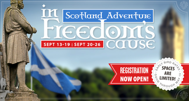 Scotland Tour Open for Registration!