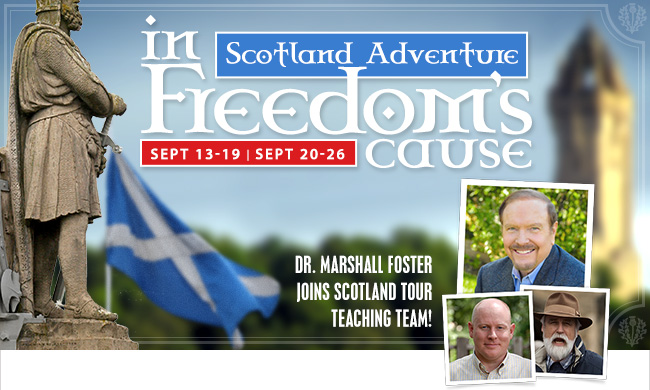 Christian Giant, Dr. Marshall Foster, Joins Scotland Tour Teaching Team!