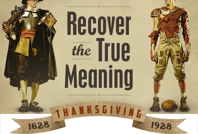 Recover the True Meaning of Thanksgiving!