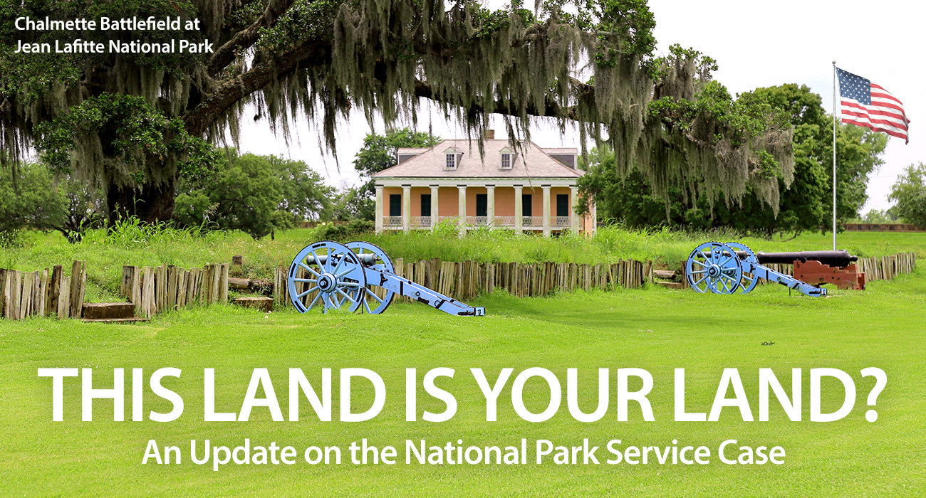 A National Park Service Case Update