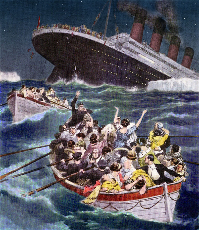 The Sinking of the RMS Titanic, 1912 – Landmark Events