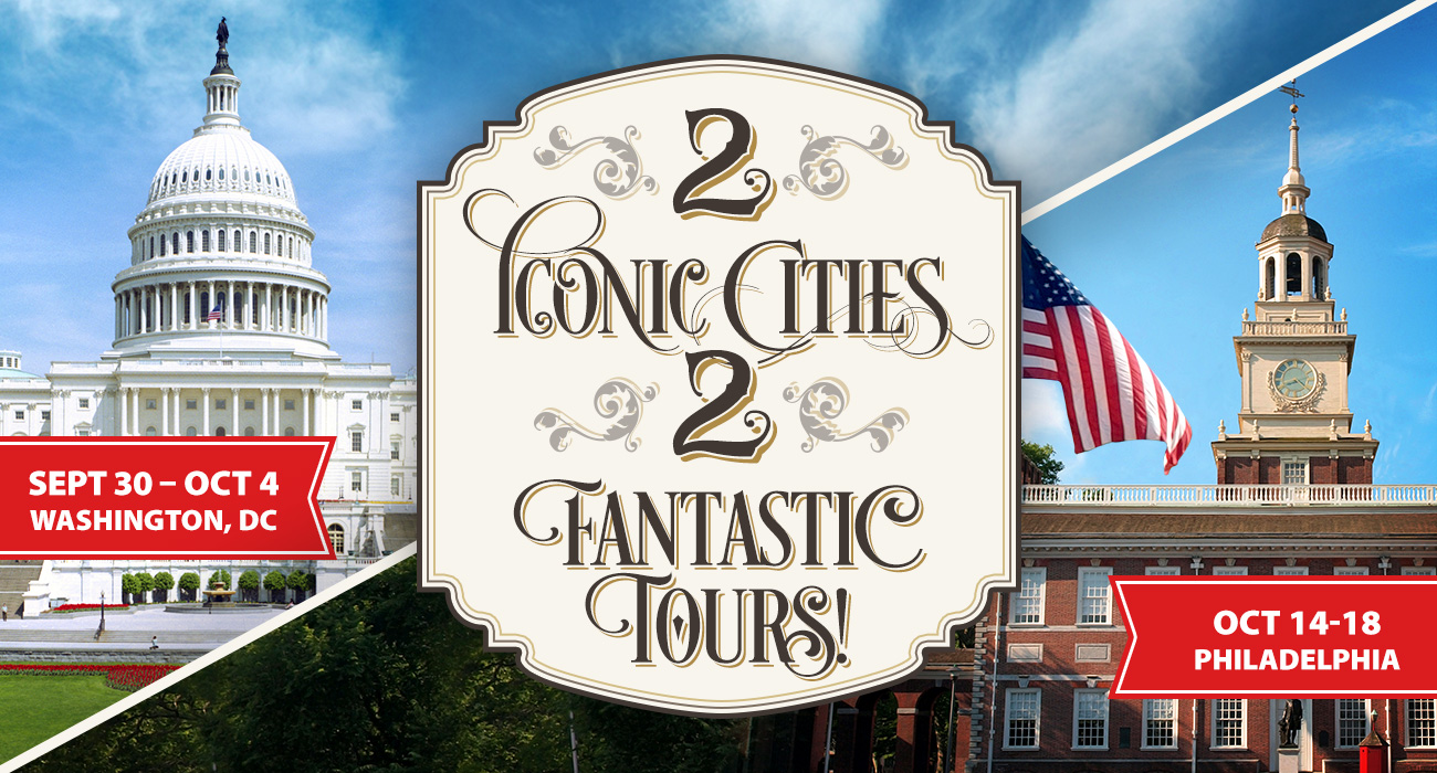 Two Iconic Cities — Two Fantastic Tours!