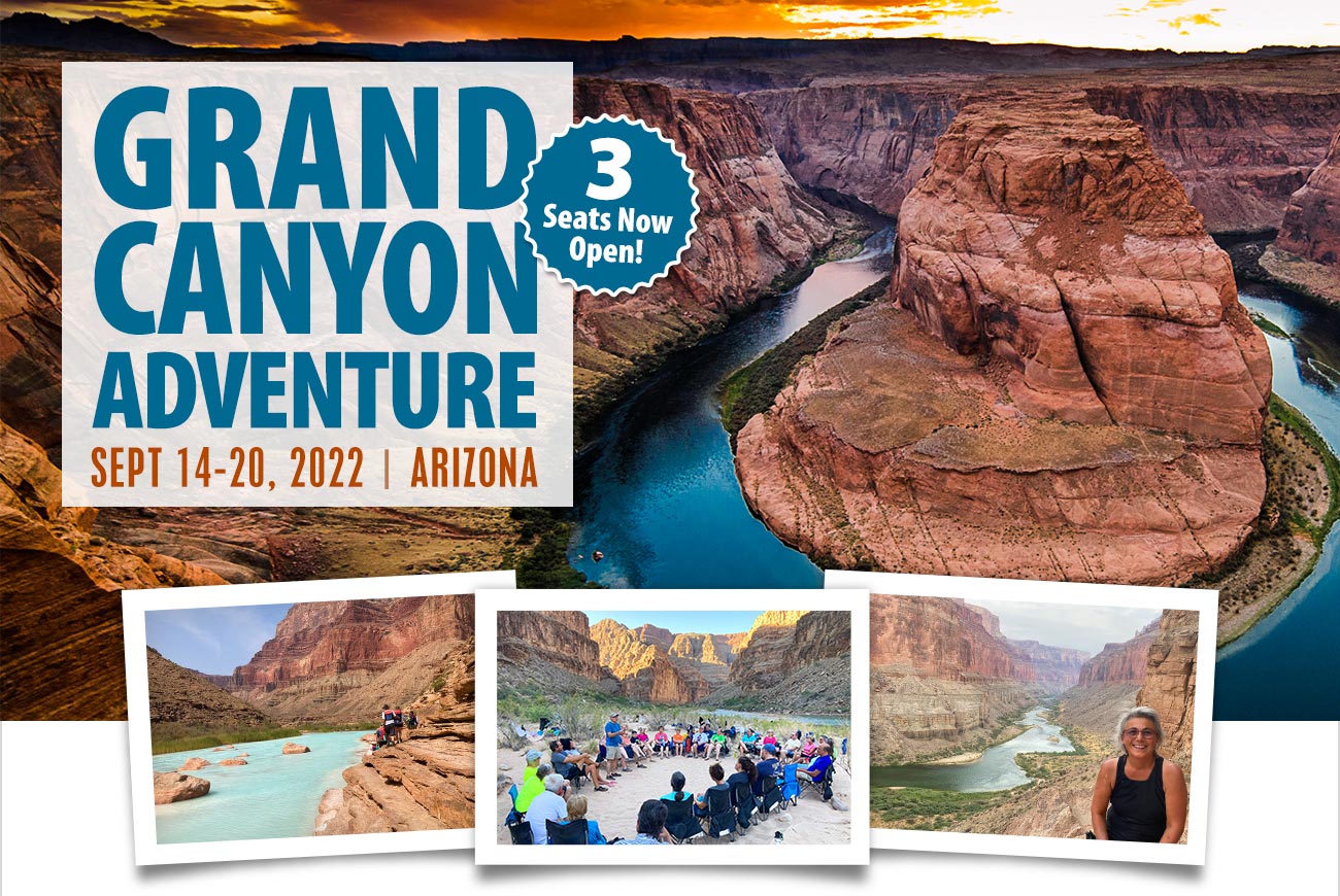Three Seats Opened for Grand Canyon in September!