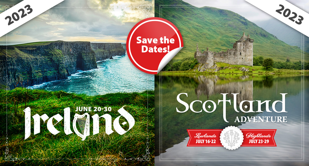 Landmark Events Save The Dates Ireland Scotland 2023 