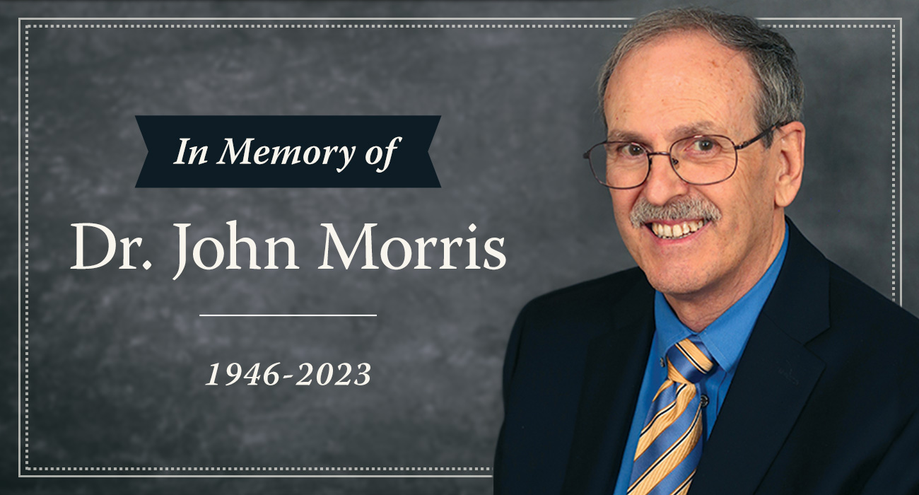 In Memory of Dr. John Morris