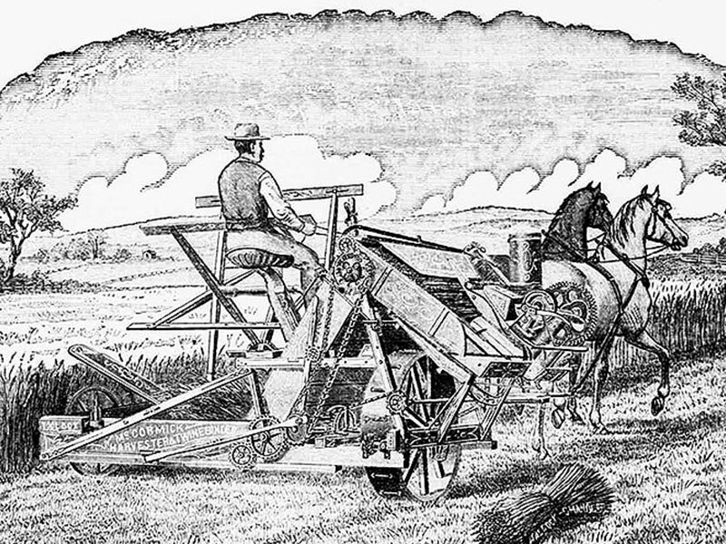 Cyrus McCormick Patents Reaper, 1834 – Landmark Events