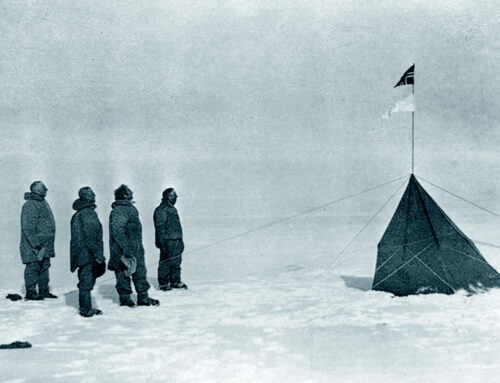Roald Amundsen Arrives at the South Pole, 1911